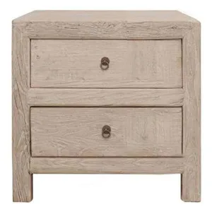 Royal Small Bedside Table in Reclaimed Elm by OZ Design, a Bedside Tables for sale on Style Sourcebook