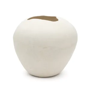 Mimum, white papier mâché vase, 49 cm by Kave Home, a Vases & Jars for sale on Style Sourcebook
