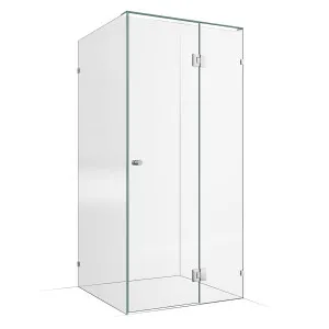 Frameless Shower Screen 1000x1000mm - 400mm Hinge Panel Chrome by Highgrove Bathrooms, a Showers for sale on Style Sourcebook