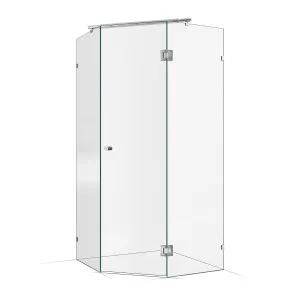 Frameless Shower Screen 1000X1000mm Chrome by Highgrove Bathrooms, a Showers for sale on Style Sourcebook
