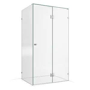 Frameless Shower Screen 1150X850X2000mm - 550mm Hinge Panel Chrome by Highgrove Bathrooms, a Showers for sale on Style Sourcebook