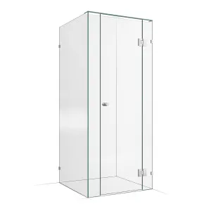 Frameless Shower Screen 900x900mm - 150mm Hinge Panel Chrome by Highgrove Bathrooms, a Showers for sale on Style Sourcebook