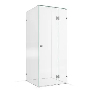 Frameless Shower Screen 900x900mm - 300mm Hinge Panel Chrome by Highgrove Bathrooms, a Showers for sale on Style Sourcebook