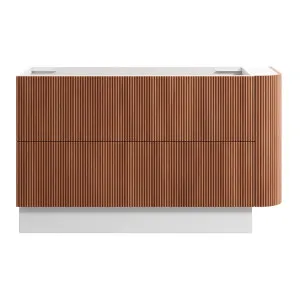 KIMBERLEY Corner Floor Mount Vanity 1350mm Beech Finish by Highgrove Bathrooms, a Vanities for sale on Style Sourcebook