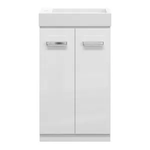 MINI Floor Mount Vanity 500mm Gloss White by Highgrove Bathrooms, a Vanities for sale on Style Sourcebook