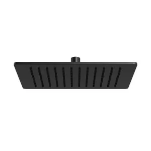 MONSOON Rectangle Shower Head Matte Black 300mm by Highgrove Bathrooms, a Showers for sale on Style Sourcebook