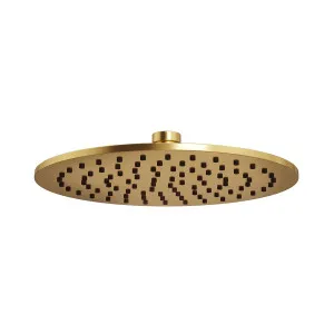 MONSOON Round Shower Head Brushed Brass 250mm by Highgrove Bathrooms, a Showers for sale on Style Sourcebook