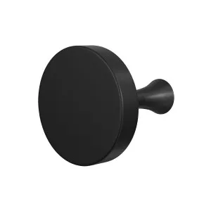 OLIVER Round Knob Handle 27mm Matte Black (each) by Highgrove Bathrooms, a Vanities for sale on Style Sourcebook