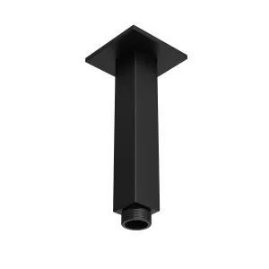 QUADRA Square Ceiling Dropper Matte Black 150mm by Highgrove Bathrooms, a Showers for sale on Style Sourcebook
