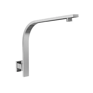 QUADRA Square Gooseneck Wall Arm Chrome by Highgrove Bathrooms, a Showers for sale on Style Sourcebook