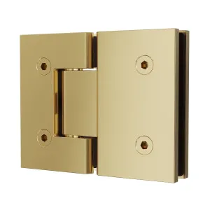 Shower Door Hinge Brushed Brass 180 Degree by Highgrove Bathrooms, a Showers for sale on Style Sourcebook