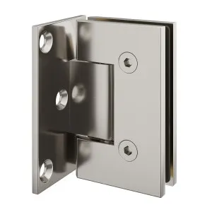 Shower Door Hinge Brushed Nickel 90 Degree by Highgrove Bathrooms, a Showers for sale on Style Sourcebook