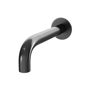 SPIN In Wall Basin Spout 200mm Gunmetal by Highgrove Bathrooms, a Bathroom Taps & Mixers for sale on Style Sourcebook