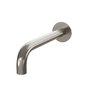 SPIN In Wall Bath Spout 220mm Brushed Nickel by Highgrove Bathrooms, a Bathroom Taps & Mixers for sale on Style Sourcebook