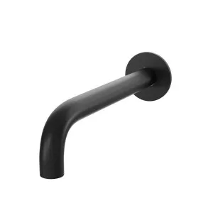 SPIN In Wall Bath Spout 220mm Matte Black by Highgrove Bathrooms, a Bathroom Taps & Mixers for sale on Style Sourcebook