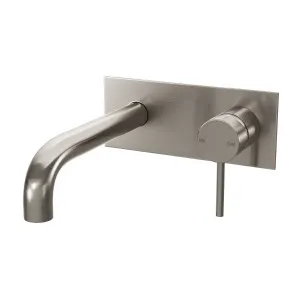 SPIN In Wall Mixer & 200mm Spout Kit Brushed Nickel by Highgrove Bathrooms, a Bathroom Taps & Mixers for sale on Style Sourcebook