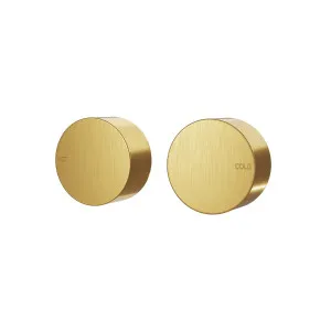 SPIN In Wall Top Assemblies Set Brushed Brass by Highgrove Bathrooms, a Bathroom Taps & Mixers for sale on Style Sourcebook