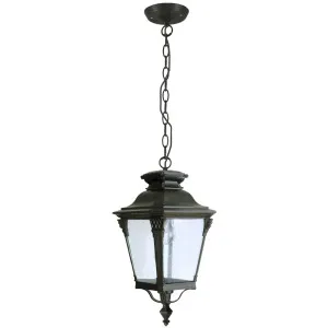 Transit Medium Chain Pendant Antique Bronze by Lighting Inspirations, a Chandeliers for sale on Style Sourcebook