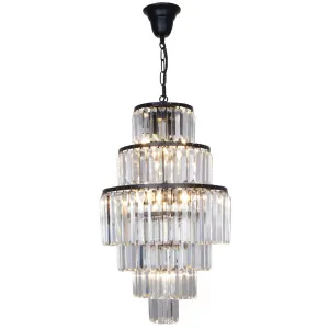Celestial Crystal Pendant 9 Light by Lighting Inspirations, a Pendant Lighting for sale on Style Sourcebook