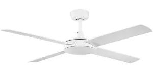 Fanco Eco Silent Deluxe 52" Smart DC Ceiling Fan with Remote Control White by Fanco, a Ceiling Fans for sale on Style Sourcebook