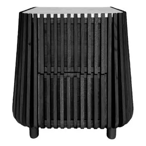 Pila Bedside Table in Black / Carrara Marble by OZ Design, a Bedside Tables for sale on Style Sourcebook