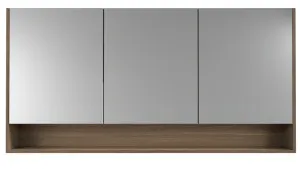 Sanremo Shaving Cabinet 1500mm Three Door Gold Collection by Timberline, a Vanity Mirrors for sale on Style Sourcebook