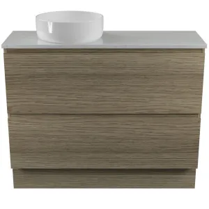 Billie Vanity 1050mm Left WG Basin SilkSurface AC Top Floor standing by Timberline, a Vanities for sale on Style Sourcebook