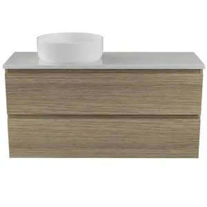 Billie Vanity 1050mm Left WG Basin SilkSurface AC Top Wall hung by Timberline, a Vanities for sale on Style Sourcebook