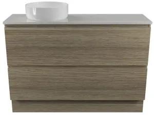 Billie Vanity 1200mm Left WG Basin SilkSurface AC Top Floor standing by Timberline, a Vanities for sale on Style Sourcebook