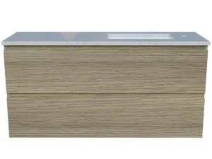 Billie Vanity 1050mm Right WG Basin SilkSurface UC Top Wall hung by Timberline, a Vanities for sale on Style Sourcebook