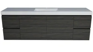 Carlo Vanity 1800mm Centre Bowl 70mm Grand Top Wall Hung by Timberline, a Vanities for sale on Style Sourcebook