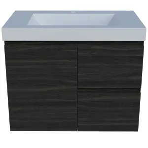 Carlo Vanity 750mm Centre Bowl 70mm Grand Top Wall Hung by Timberline, a Vanities for sale on Style Sourcebook