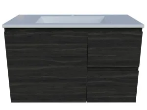 Carlo Vanity 900mm Centre Bowl Regal Top Wall Hung by Timberline, a Vanities for sale on Style Sourcebook