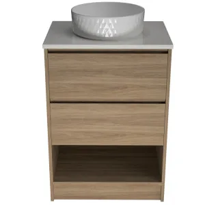 Kansas Vanity 600mm Centre WG Basin SilkSurface AC Top Floor standing by Timberline, a Vanities for sale on Style Sourcebook