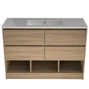 Kansas Vanity 1200mm Centre Bowl Alpha Top Floor standing by Timberline, a Vanities for sale on Style Sourcebook