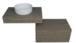 Milan Cabinet   Floating Top 750mm Centre Bowl 140mm Laminate Top Wall hung by Timberline, a Vanities for sale on Style Sourcebook