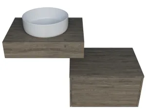 Milan Cabinet   Floating Top 600mm Centre Bowl 140mm Laminate Top Wall hung by Timberline, a Vanities for sale on Style Sourcebook