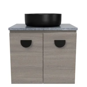 Nevada Vanity 600mm Centre WG Basin SilkSurface AC Top Wall hung by Timberline, a Vanities for sale on Style Sourcebook