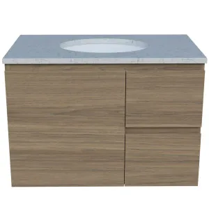 Nevada Vanity 750mm Centre WG Basin SilkSurface UC Top Wall hung by Timberline, a Vanities for sale on Style Sourcebook