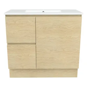 Nevada Vanity 900mm Centre Bowl Alpha Top Floor standing by Timberline, a Vanities for sale on Style Sourcebook
