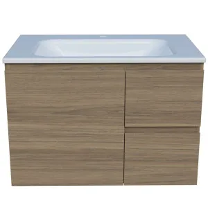 Nevada Vanity 750mm Centre Bowl Stadium Top Wall hung by Timberline, a Vanities for sale on Style Sourcebook