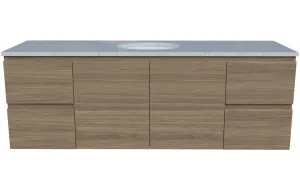 Nevada Vanity 1500mm Double Bowl Stadium Top Wall hung by Timberline, a Vanities for sale on Style Sourcebook