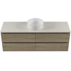 Nevada Plus Vanity 1500mm Centre WG Basin SilkSurface AC Top Wall hung by Timberline, a Vanities for sale on Style Sourcebook