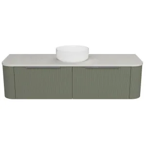 Santos Vanity 1500mm Centre WG Basin SilkSurface AC Top Wall hung by Timberline, a Vanities for sale on Style Sourcebook