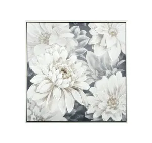 Grace in Bloom Wall Art Canvas 80cm x 80cm by Luxe Mirrors, a Artwork & Wall Decor for sale on Style Sourcebook