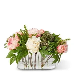 Chloe Peony Mix-Rectangle Vase  - 48 x 30 x 31 cm by Elme Living, a Vases & Jars for sale on Style Sourcebook