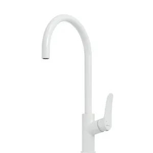 VA306507WH VERONA G'NECK SINK MIXER WH by Oliveri, a Kitchen Taps & Mixers for sale on Style Sourcebook
