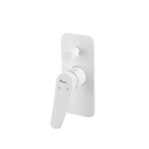 VA304507WH VERONA WALL MIXER W/DIV WH by Oliveri, a Bathroom Taps & Mixers for sale on Style Sourcebook