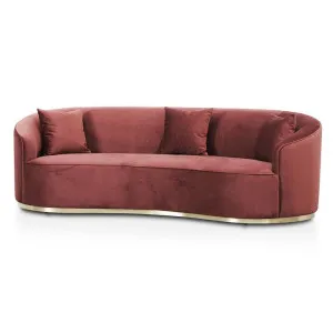 Ex Display - Sosa 3 Seater Sofa - Elegant Plum by Interior Secrets - AfterPay Available by Interior Secrets, a Sofas for sale on Style Sourcebook