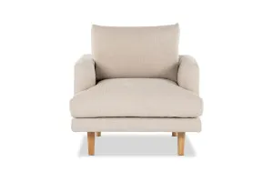 Hampton MKII Modern Armchair, Como Natural, by Lounge Lovers by Lounge Lovers, a Chairs for sale on Style Sourcebook